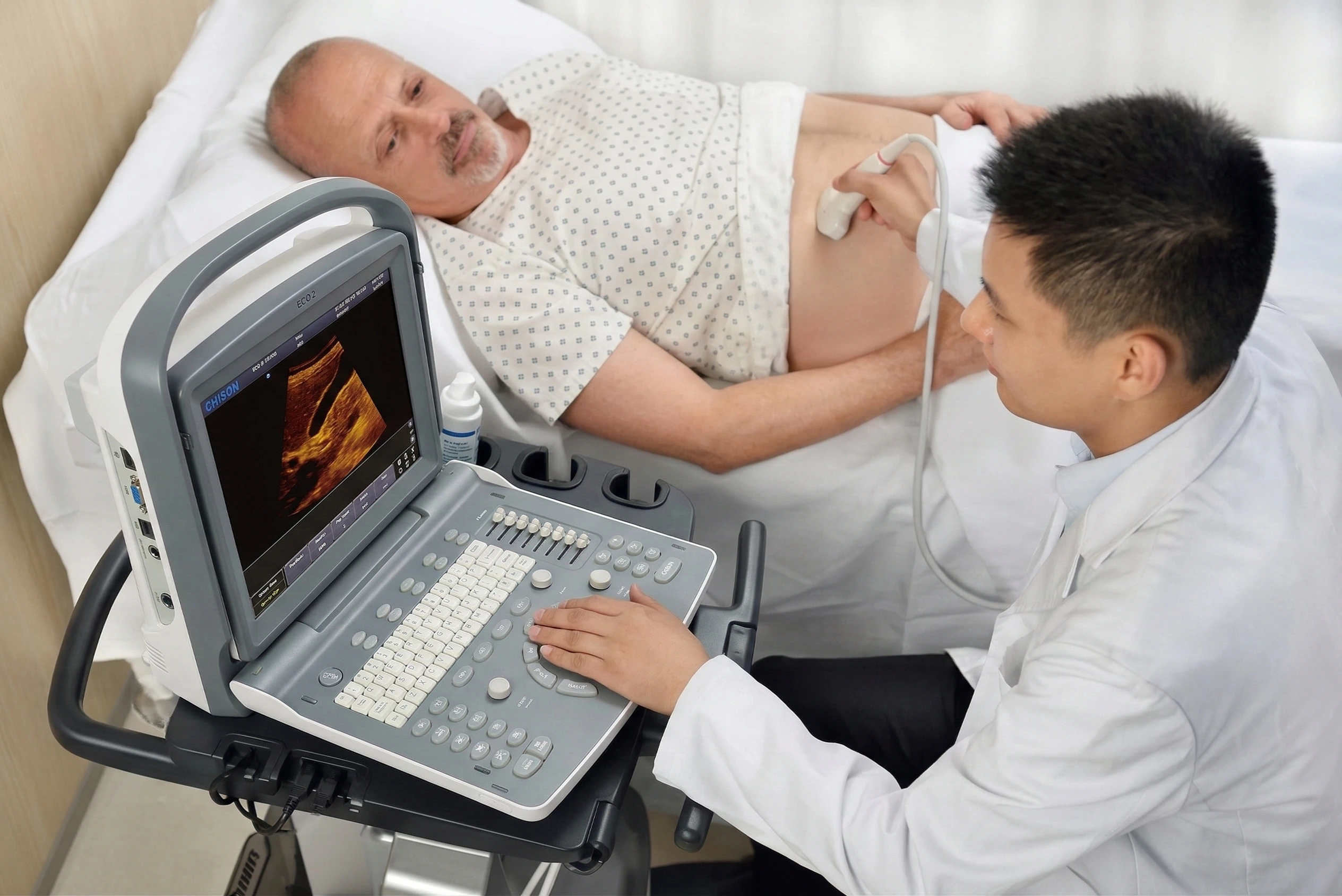 Equipamiento médico en entorno hospitalario